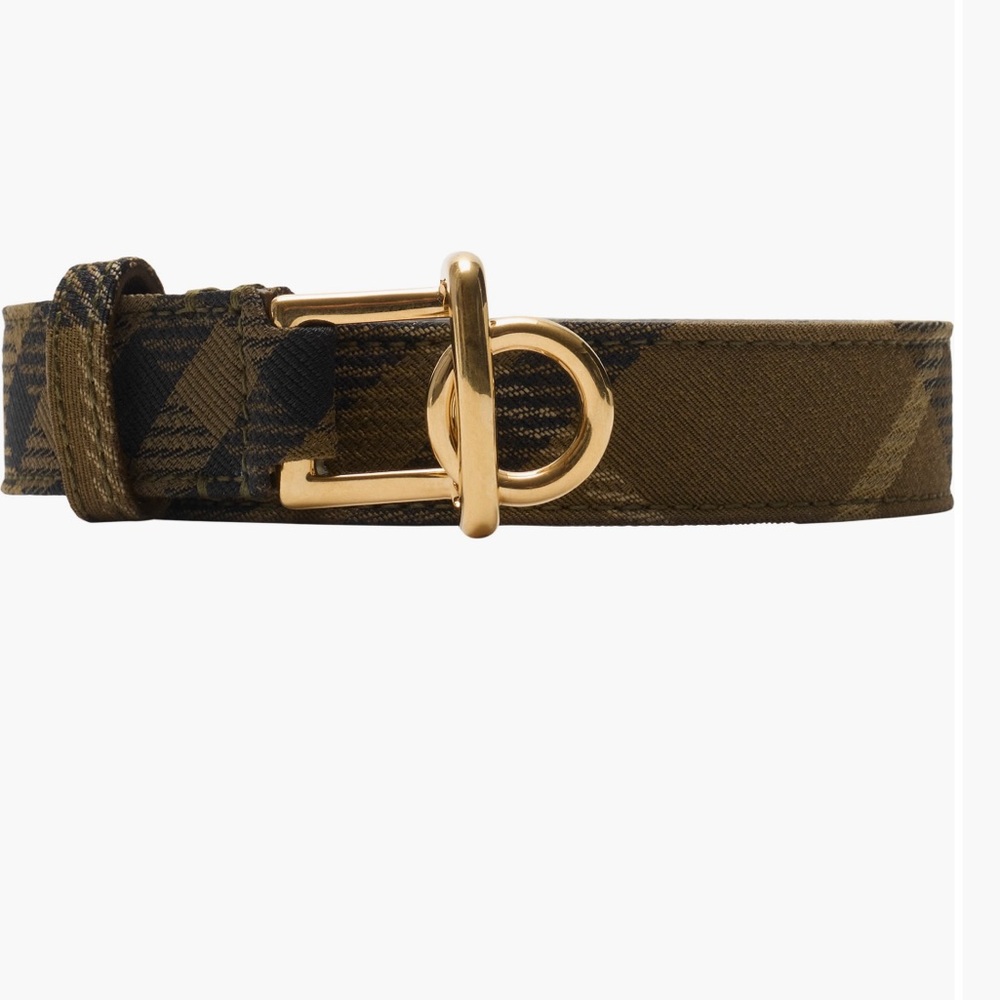 Burberry NWT🎉host pick🎉🎈 Rocking Horse checked belt in Furrow